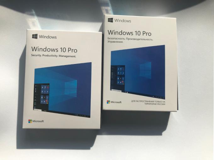 윈도 10 프로 전문적 전체 버전 64는 소매 박스 USB + 라이센스 키를 물었습니다