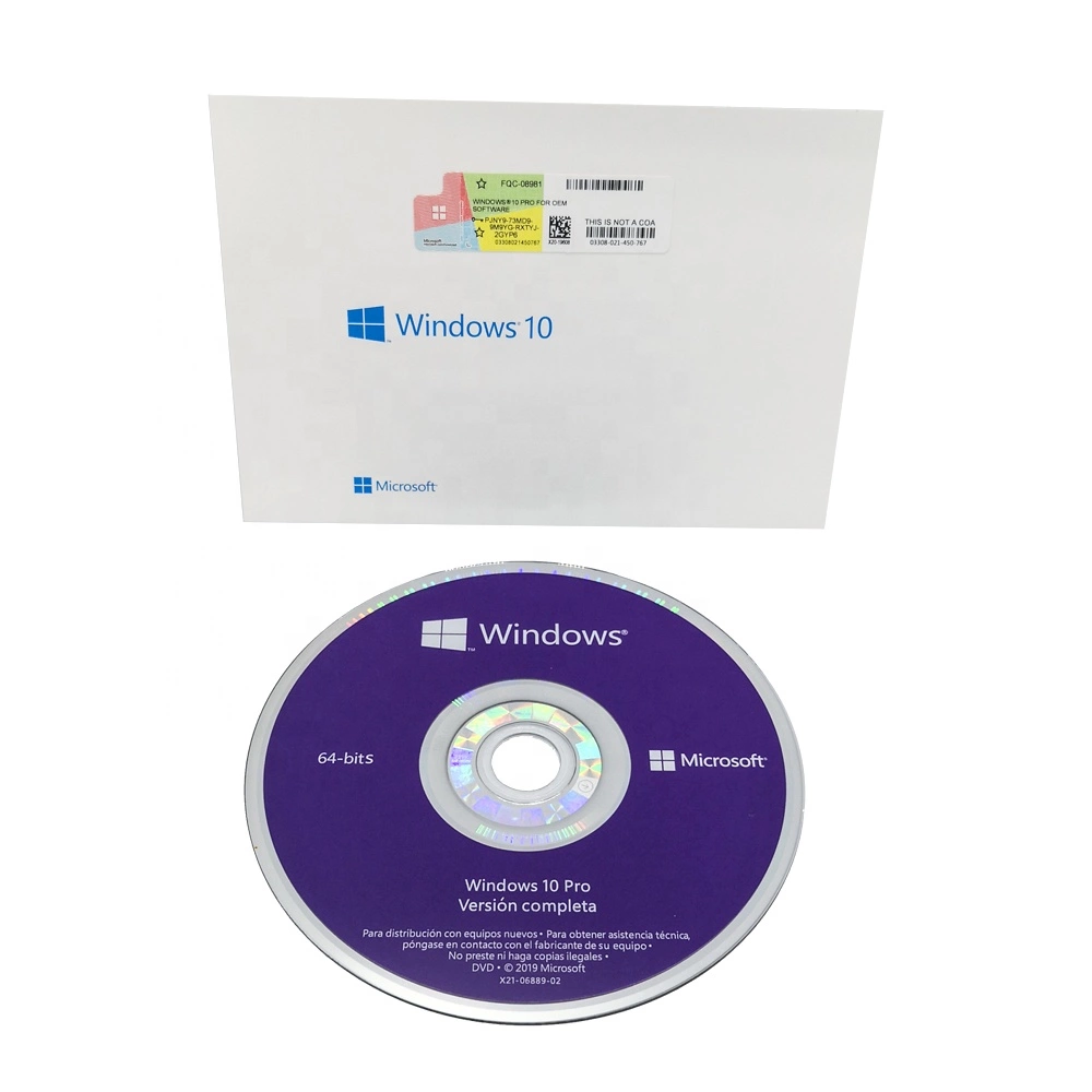마이크로 소프트 윈도우 10 프로 64 입찰 방식 건축업자 OEM - PC 디스크